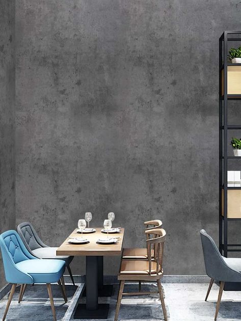 Cement Aesthetic, Cement Texture Wall, Cement House, Cement Texture, Plain Wall, Wall Living Room, Paper Home Decor, Texture Wall, Paper Home