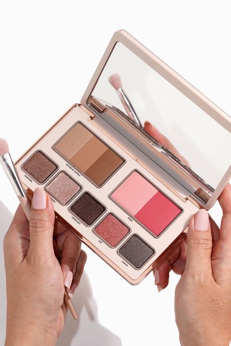 Natasha Denona Hy-per Natural Face Palette - The Beauty Look Book Tubing Mascara, Lip Color Makeup, Gel Powder, Rose Lipstick, Olive And June, Face Palette, Color Makeup, Natasha Denona, For Eyes