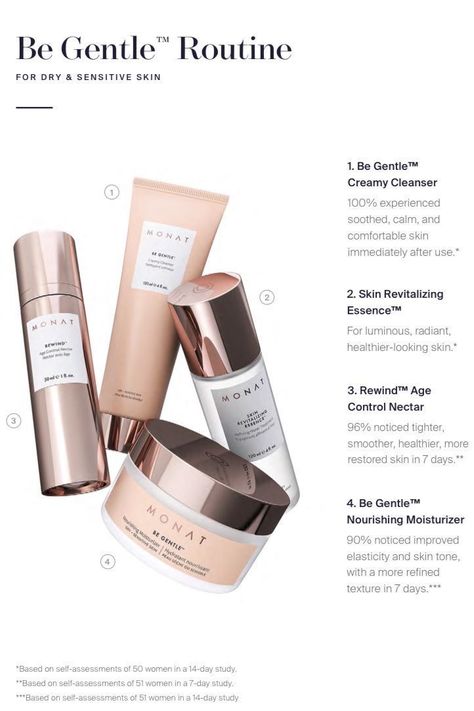 Monat Skin Care, Monet Hair Products, Skin System, Skin Care Routine For Teens, Monat Hair, Dry Sensitive Skin, Be Gentle, Spa Kit, Anti Aging Skin Products