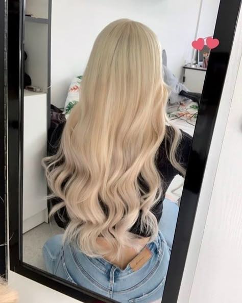 Perfect Blonde Hair, Highlights Ombre, 2023 Hair, Blonde Hair Extensions, Dyed Blonde Hair, Light Blonde Hair, Barbie Hair, Brazilian Remy Hair, Blonde Hair Inspiration