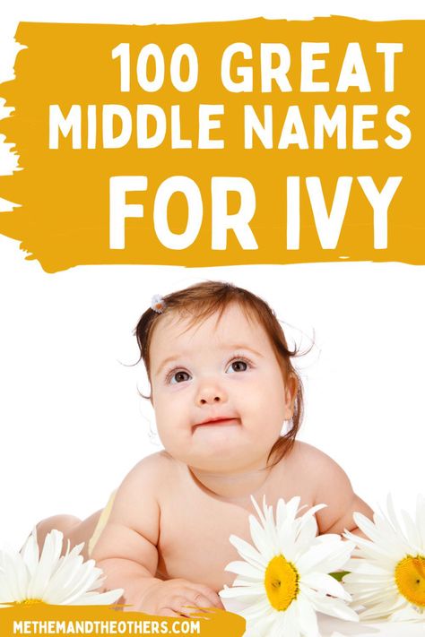 Middle names for Ivy, names like Ivy and boys names to go with Ivy. Good Middle Names, Good Boy Names, Rustic Boy Names, Cool Middle Names, Cool Baby Girl Names, Vintage Boy Names, Old Fashioned Names, Strong Baby Names