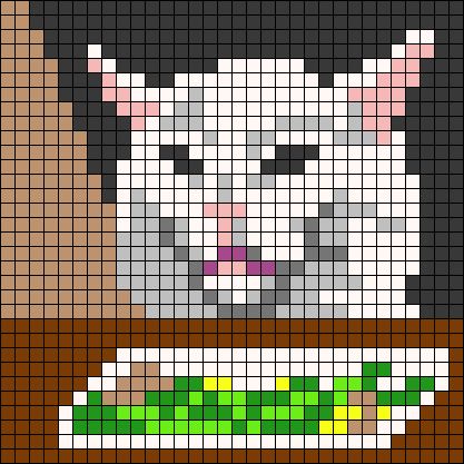 50x50 Pixel Art Grid, Pixel Art Templates Pattern, Cute Alpha Patterns, Alpha Patterns Pixel Art, Funny Pixel Art, Graph Crochet, Easy Pixel Art, Pixel Art Templates, 8bit Art