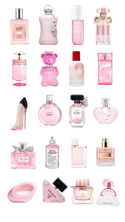 Girly Perfume, Perfume Hacks, Victoria Secret Body Spray, Fragrance Lab, Perfume Organization, Fragrances Perfume Woman, Pink Perfume, Perfume Body Spray, Perfume Collection Fragrance