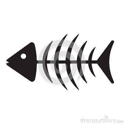 fish-bone-icon-vector-illustration-isolated Fish Bone, Bones, Vector Illustration, Fish