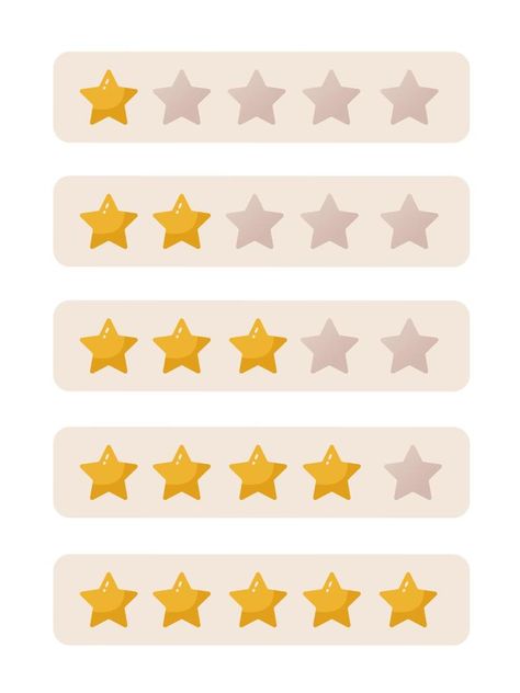 Feedback rating in the form of stars. Customers evaluate the product, service. The concept of assessing customer satisfaction. Icons on a white background. vector illustration Star Rating Stickers, Star Rating Template, Star Rating Icon, Feedback Design, Rating Scale, Evaluation Form, Data Visualization Design, 3d Vector, Digital Stickers