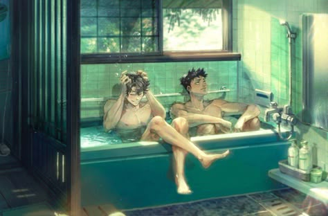 Iwaizumi Hajime, Oikawa Tooru, Haikyuu Ships, Haikyuu Fanart, Gay Art, Fanarts Anime, Anime Ships, Male Art, Haikyuu Anime