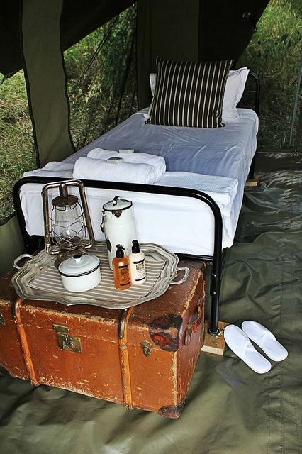 Jock Explorer Camp - Kruger National Park, South Africa Tent Interior, Kruger National Park South Africa, Vintage Safari, Safari Chic, Campaign Furniture, British Colonial Style, Safari Tent, Colonial Decor, Safari Lodge