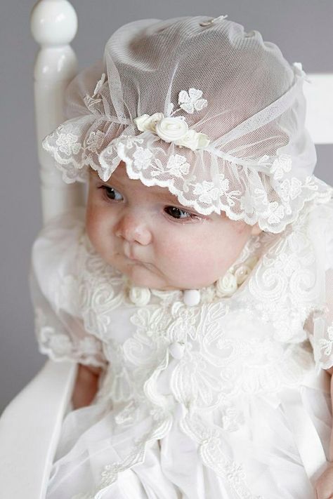 Baby Blessing Dress, Infant Care, Blessing Dress, Baptism Gown, Baby Blessing, Baby Dress Design, Christening Gown, Baby Baptism, Baby Bonnets