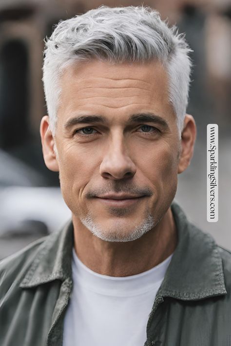 hairstyle men curly Mens Hair Over 50, Silver Fox Hairstyles Men, Silver Foxes Men Aging Gracefully, Grey Hair Male, Short Gray Hair Over 50, Older Men Haircuts Over 50, White Hair Men, Silver Foxes Men, Older Men Haircuts