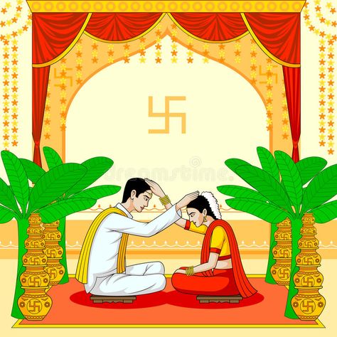 Addutera Designs, Bapu Paintings, Save Date Wedding, South Indian Couple, Marriage Theme, Marriage Art, Indian Hindu Wedding, Cartoon Wedding Invitations, Bride And Groom Cartoon