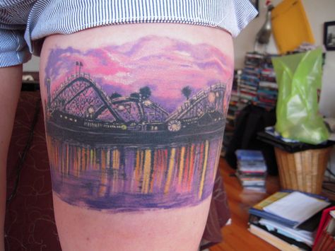 #boardwalk #santacruz #tattoo Boardwalk Tattoo, Tiger Army, Lost Boys Movie, The Lost Boys, Sharing Economy, Body Is A Temple, Art Tattoos, Monster Can, Lost Boys