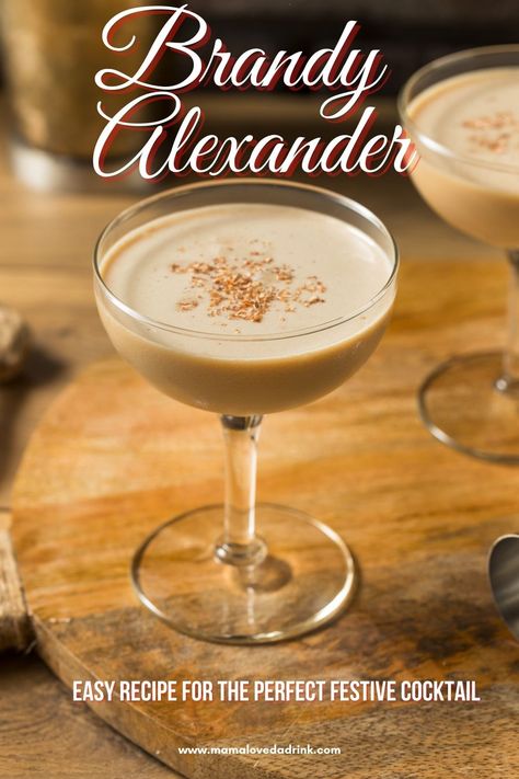 Brandi Alexander Recipe, Drinks With Brandy Recipes, Frozen Brandy Alexander Recipe, Brandy Mixed Drinks Recipes, Brandy Alexander Recipe, Brandy Alexander Recipe Ice Cream, Brandy Liquor, Brandy Alexander Cocktail, Pane Naan