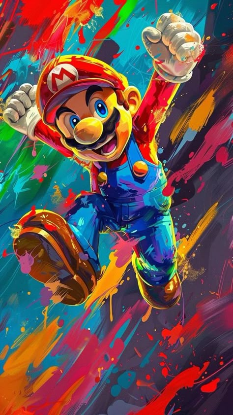 Super Mario Wallpaper, Mario Wallpaper, 4k Iphone Wallpaper, Retro Games Wallpaper, Iphone Wallpaper 4k, Backgrounds Hd, Arte Punk, School Murals, Super Mario Art