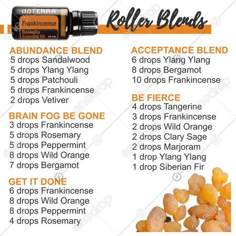 Roller Bottle Blends Doterra, Doterra Roller Blends, Frankincense Blends, Doterra Roller Bottle Recipes, Take Recipes, Spiritual Essentials, Essential Oil Roller Bottle Blends, Homemade Incense, Essential Oil Blends Roller