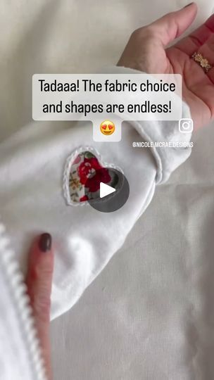 22K reactions · 2.3K shares | Many of you asked details about the hoodie I transferred, so I added text to the video, hope it helps 😊 Just to add, you can tidy the edges of the fabric on the wrong side too, and if you need, get some iron on stitch cover for extra protection. I use Sulky’s Tender Touch from Amazon 😊

#embroidery #embroiderers #embroiderylover #embroidery #embroiderersofinstagram #embroideryvideo #embroideryart #embroideredhoodie #stickandstitch #modernembroidery #diy #diyhoodie #craft #craftoholic #crochet #crochetersofinstagram #crochetaddict #fabricaddict #libertyfabric | Nicole McRae | haleyybaylee · Original audio Memory Clothes, Memory Projects, Sewing Alterations, Embroidery Videos, Sewing Stitches, Small Sewing Projects, Altering Clothes, Diy Sewing Clothes, Modern Embroidery