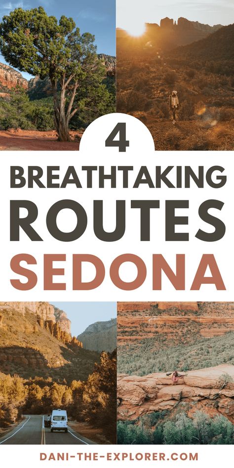 Experience the beauty of Sedona with our guide to the best scenic drives. Discover routes that offer breathtaking views and unforgettable landscapes. — scenic drives in sedona | sedona arizona road trip | arizona sedona beautiful places | sedona az aesthetic Enchantment Sedona, Az Aesthetic, Sedona Travel, Slide Rock State Park, Travel Arizona, Travel New Mexico, Arizona Adventure, Road Trip Ideas, Maligne Lake