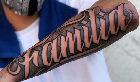 Name Tattoos On Forearm Men, Forarm Name Tattoos Mens, Forearm Tattoos Names, Forearm Last Name Tattoos, Forearm Lettering Tattoo Men, Name Forearm Tattoo Men, Names On Forearm Tattoo, Forearm Tattoo Lettering, Familia Tattoo Men