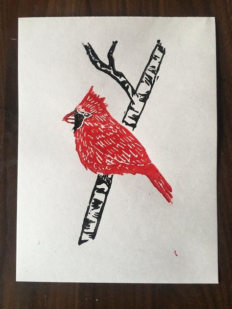 Hey, I found this really awesome Etsy listing at https://www.etsy.com/listing/745661307/cardinal-bird-linocut-print Cardinal Linocut, Bird Linocut, Linoleum Printing, Lino Design, Cardinal Print, Linocut Printmaking, Lino Prints, Lino Cut, Linocut Art