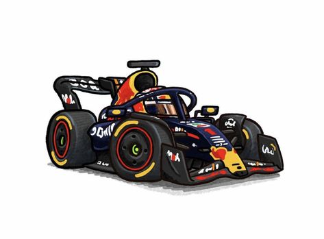 Red Bull Car, Stickers F1, Grand Prix Art, Streetwear Couple, Red Bull F1, F1 Art, F1 Wallpaper Hd, Cool Car Drawings, Racing Art