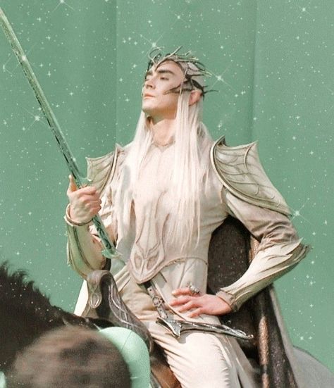 The Hobbit Thranduil, Lee Pace Thranduil, Lotr Elves, Legolas And Thranduil, Tolkien Elves, The Hobbit Movies, Spooky Tattoos, Spotify Playlists, Lee Pace