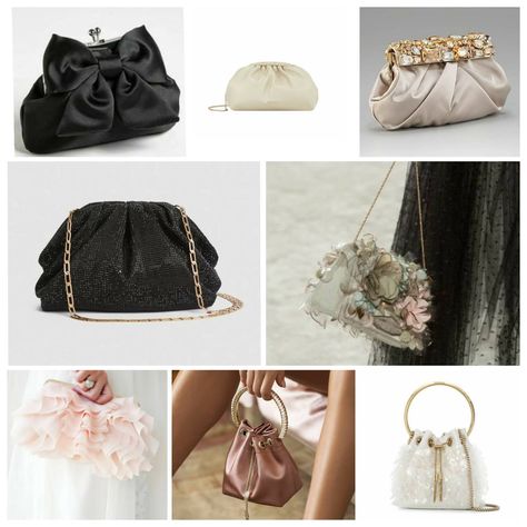 TR accessories: clutches "Small, rounded shapes. Ornate, intricate trim (gathers, tucks, beads, etc.)" Fancy clutches were made for TRs!… | Instagram Tr Kibbe, Easy Hairdo, Theatrical Romantic Style, Fancy Clutch, Theatrical Romantic, Easy Hairdos, The Claw, Romantic Style, Color Theory