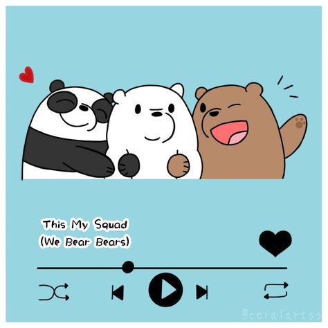 The cutest bears trio. Three Panda Drawing, Drawings Of Trios, Three Besties Drawing, Drawing Of Three Friends, Trio Drawing Ideas, Three Bears Drawing, Long Canvas Painting Ideas Easy, Trio Friends Drawing, Trio Panda