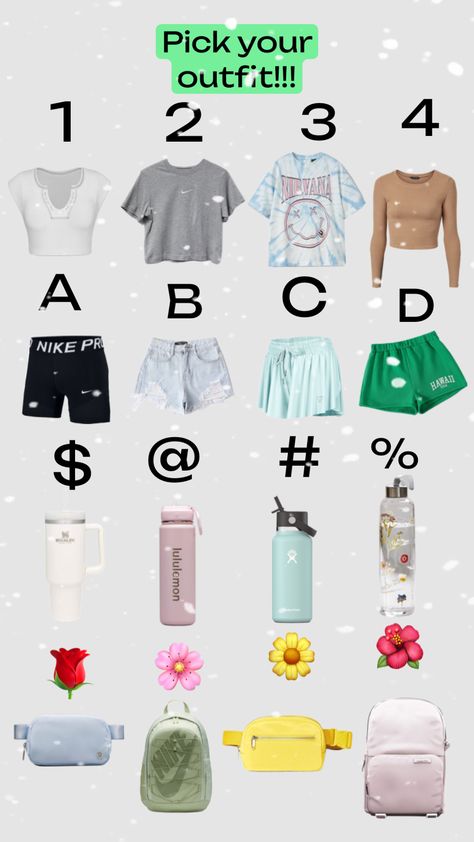 Pick ur outfit!!!#outfit#preppy#aesthetic#outfitchoice Pick Ur Outfit, Outfit Preppy, Preppy Aesthetic, Preppy Outfit, Cute Outfits, Beauty, Clothes