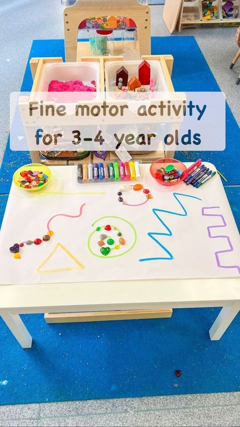 Fine Motor Activity for 3-4 Year Olds A quick and simple fine motor activity created using @littlebrianpaintsticks, gems from my lovely friend @love_teach_play and on our grow with me table from @great_little_trading_co. The activity compliments the following areas of learning in the Early Years Foundation Stage (EYFS)⁣⁣⁣ ⁣⁣⁣ Fine Motor Skills ⁣⁣⁣ ⁣⁣⁣⁣⁣⁣ #eyfs #eyfsteacher #eyfsactivities #eyfsideas #eyfsinspiration #eyfsactivity #finemotor #kidscrafts #playathometoday #createmakeandplay #lea Fine Motor Activity, Early Years Foundation Stage, Eyfs Activities, My Lovely Friend, Elementary Learning, Teaching Toddlers, Fine Motor Skills Activities, Motor Skills Activities, Time Activities