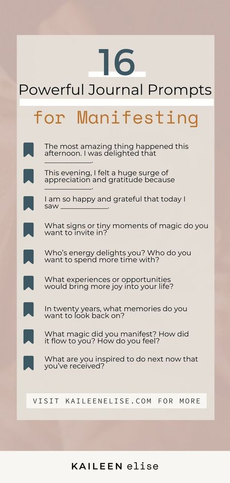 If you are having trouble getting the hang of manifesting, you're going to want to listen in. Kaileen Elise shares how to manifest using your intuition. When you manifest without your intuition, you will never truly feel satisfied. Kaileen Elise shares Ideas, examples, and Inspiration for scripting manifestation journal prompts. Save this pin to come back to the next time you need help in your manifesting journey. Follow Kaileen Elise for more journal ideas! Manifestation Journal Example, Scripting Manifestation Journal, Manifestation Journal Prompts, Scripting Manifestation, Manifestation Journal, How To Manifest, To Listen, Journal Prompts, Come Back