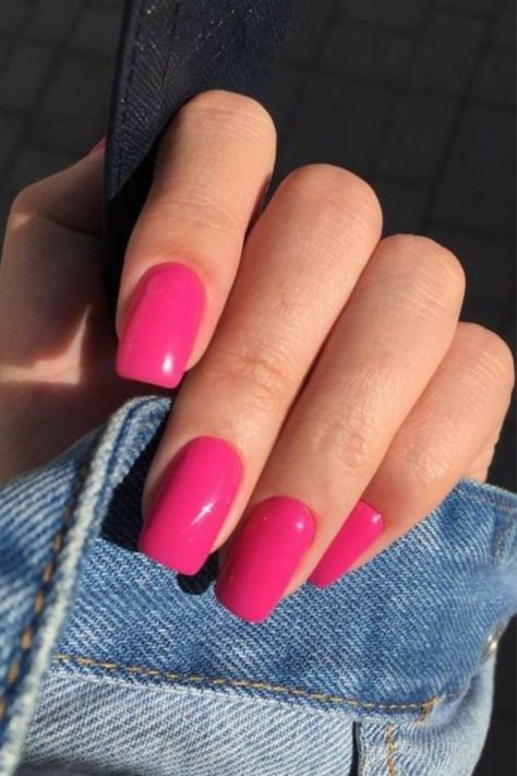 BARBIE INSPIRED NAILS TO TRY | BARBIE PINK NAILS Baby Pink Nails Acrylic, Barbie Pink Nails, Nails Minimalist, Barbie Nails, Unghie Nail Art, Baby Pink Nails, Graduation Nails, Short Nails Art, Short Nail