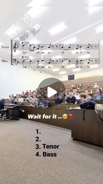 The Best Piano Player on Instagram: "🎶 just Wait for Soprano Line🥹❣️Mozart - Lacrimosa  Ahead of the upcoming performance of Mozart’s Requiem, we demonstrate the assembling of the melodies of each section through the first eight beats of Lacrimosa.  By @zbor.igk  . . . . #music #singers #singing #sing #musician #music #piano #orchestra #fun #choir #funtimes #perfection #enjoy #classic #mozart #cool" Classical Music Videos, Happy Music, Amazing Music, Lacrimosa Mozart, Classic Music, Orchestra Music, Best Piano, Choir Music, Piano Player