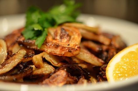 Caramelized Fennel, Spring Produce, Bountiful Baskets, Fennel Recipes, Roasted Fennel, Csa Recipes, Cooking Challenge, Healthy And Fit, Vegetable Sides