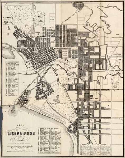 Melbourne Map, Rome History, Australian Maps, Richmond Melbourne, Australia History, Early Photos, Australian History, Melbourne Cbd, Australia Map