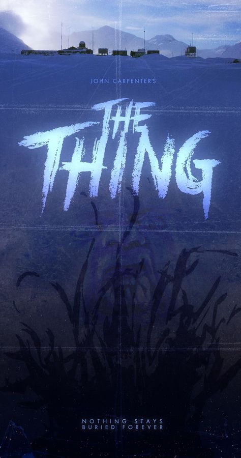 The Thing Movie Poster, Creature Movie, The Thing 1982, Horror Movie Icons, Film Poster Design, Horror Lovers, Horror Posters, Retro Horror, Cosmic Horror