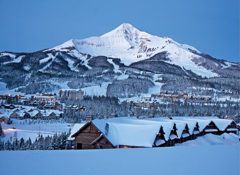 Lone Peak in Big Sky, Montana. Home to the Biggest Skiing in America! Ski Magazine, Montana Winter, Big Sky Resort, Sky Resort, Montana Homes, Big Sky Montana, Ski Vacation, Big Sky Country, Big Sky