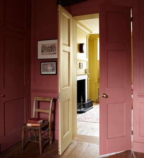 Farrow And Ball Crimson Red, Book Room Red Farrow And Ball, Farrow And Ball Terracotta, Farrow And Ball Pinks, Preference Red Farrow And Ball, Eating Room Red, Farrow And Ball Pink, Farrow And Ball Bedroom, Farrow And Ball Living Room