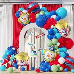 Carnival Theme Party Decorations, Carnival Birthday Theme, Carnival Theme Party, Clown Party, Fest Temaer, Circus Theme Party, Carnival Circus, Carnival Themed Party, Carnival Theme