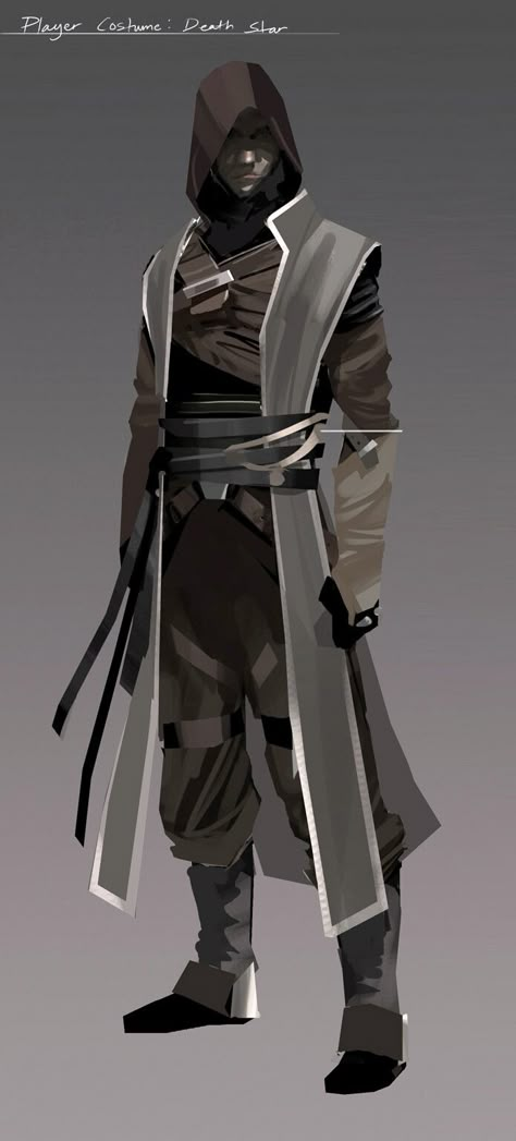 Star Wars Jedi Cosplay, Grey Jedi Concept Art, Grey Jedi Oc, Jedi Armor Concept Art, Grey Jedi Art, Jedi Armor Concept, Star Wars Clothes Character Design, Jedi Oc Male, Jedi Concept Art