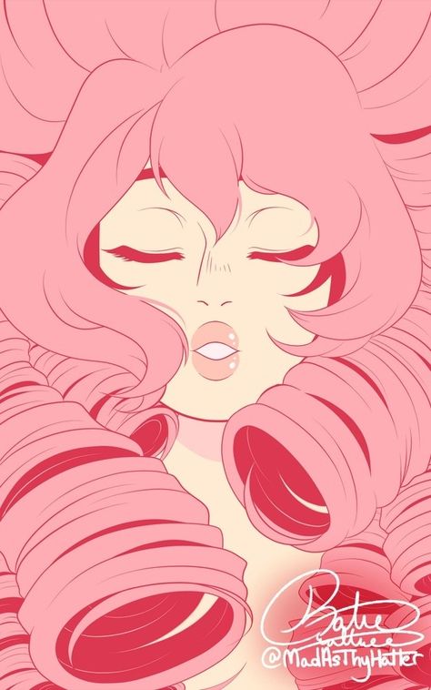 An Anime, Steven Universe, Pink Hair, Anime Character, Universe, Hair, Anime, Pink