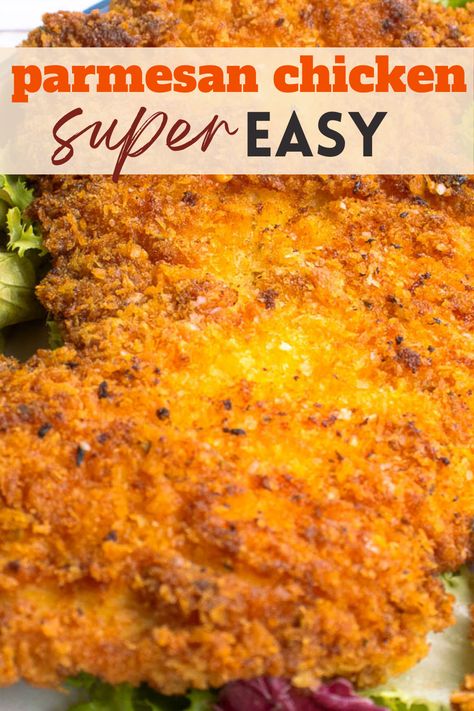 Best Chicken Breading Recipe, Buttermilk Chicken Cutlets, Pan Fried Chicken Parmesan Recipe, Chicken Parmesan Cutlets, Chicken Parmesan Recipe Fried, Crispy Parmesan Chicken Cutlets, Breaded Chicken Cutlets In Oven, Parmesan Crusted Chicken Cutlets, Best Parmesan Crusted Chicken