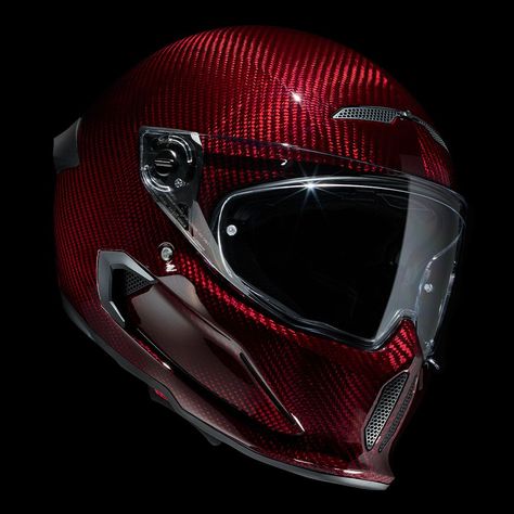 Red Motorcycle Helmet, Ruby Helmets, Bluetooth Motorcycle Helmet, Red Helmet, Retro Helmet, Paintball Mask, Custom Motorcycle Helmets, Motorbike Accessories, Motor Bike