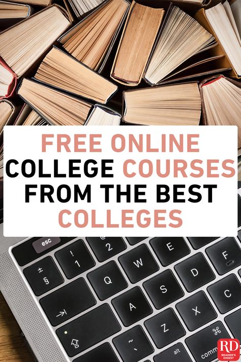 Free College Courses Online, Free College Courses, Free Online Education, Free Online Learning, Best Colleges, Free Classes, Free College, Free Online Classes, College Courses