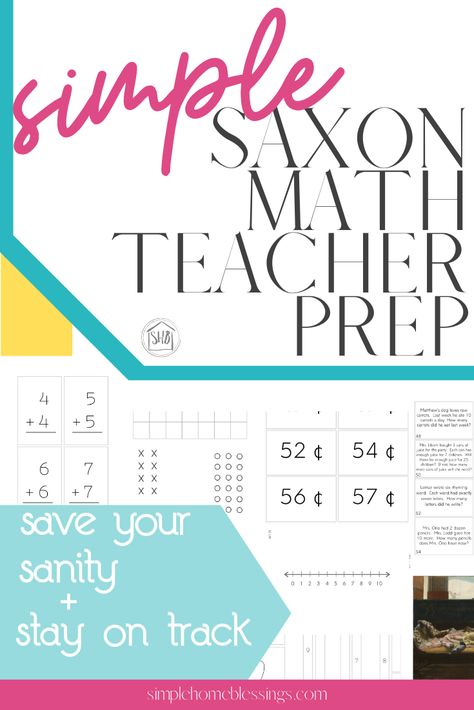 Saxon Math 3rd Grade, Saxon Math 5/4, Saxon Math First Grade, Saxon Math Kindergarten, Math Worksheets For Kids, Math Folders, Homeschool Materials, Math Meeting, Math Flash Cards