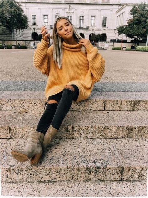 Simple Christmas Outfits For Women, Boho Fall Outfits, Fall Outfits For Teen Girls, Fall Outfits 2018, Simple Winter Outfits, Classy Fall Outfits, Sweater Outfits Fall, Fall Dress Outfit, Trendy Fall Outfits