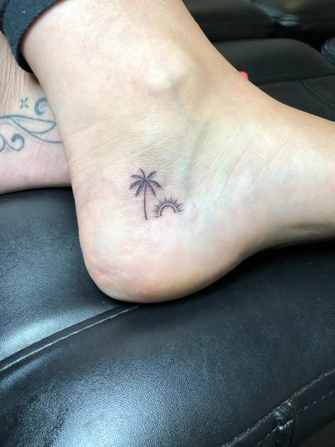 Wrist Palm Tree Tattoo, Small California Tattoo, Mini Palm Tree Tattoo, Ankle Tattoo Palm Tree, Tiny Tiki Tattoo, Micro Palm Tree Tattoo, Small Wrist Palm Tree Tattoo, Tiny Palm Tree Tattoo, Tiny Tattoos Palm Tree