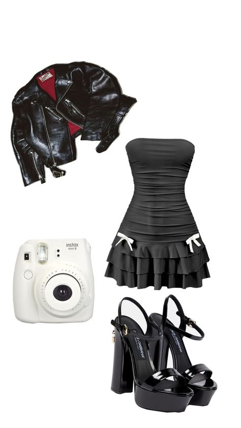 Outfits Inspo Baddie, Goth Outfit Inspo, Black Y2k, Alt Outfits, Outfit Layout, Easy Trendy Outfits, 2000s Fashion Outfits, Pinterest Fashion, Swaggy Outfits