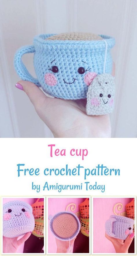 Projek Mengait, Corak Krusye, Amigurumi Food, Pola Amigurumi, Kawaii Toys, Crochet Animals Free Patterns, Crochet Food, Kawaii Crochet, Beginner Crochet Projects