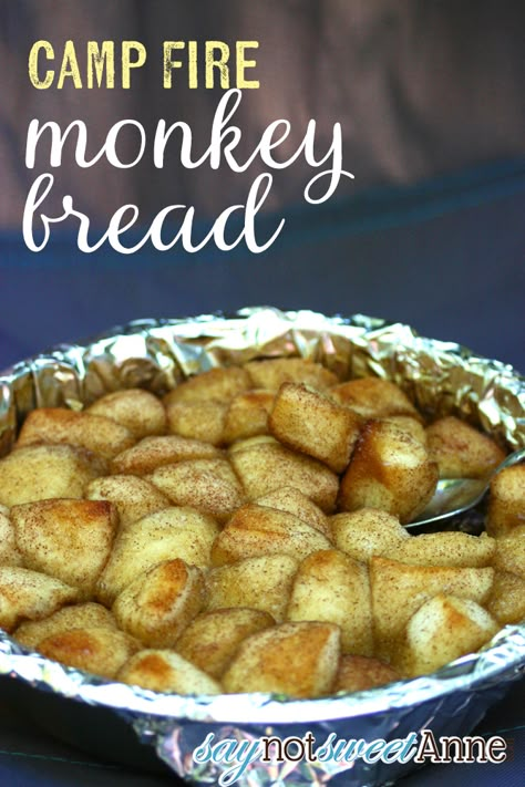 Campfire Monkey Bread, Foil Dinners, Easy Camping Meals, Campfire Food, Campfire Cooking, Camping Recipes, Camp Fire, Easy Camping, Camping Checklist