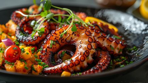 How to Cook Costco Octopus Deliciously - Burpy Pre Cooked Octopus Recipes, How To Cook Octopus Tender, Octopus Recipes Easy, Pulpo Recipe, Grilled Octopus Recipe, Miso Glazed Cod, How To Cook Octopus, Octopus Carpaccio, Carpaccio Recipe