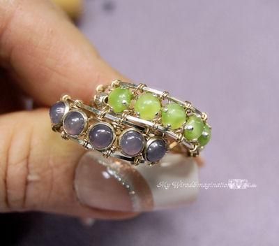 Clasp Ring  Montee Version - Ring Tutorial Ring Out Of Wire, Wire Bracelet Tutorial, Jewelry 101, Diy Wire Wrapped Rings, Rings Wire, Wire Wrap Ring, Wrapped Rings, Diy Ring, Wire Wrapped Jewelry Tutorials